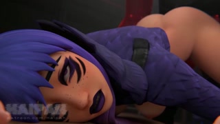 Shopping for a sidekick, ended up fucking both Syd instead - fortnite animation