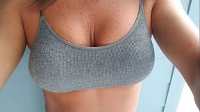 Vanity just shaking her tits