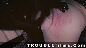Bratty BBW Gets Strap On Fucked By Two Lesbian FemDoms