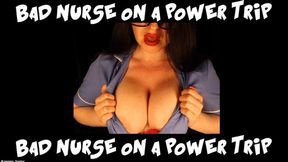 Bad Nurse on a power trip! 'Wank through the pain and i'll give you your meds!'