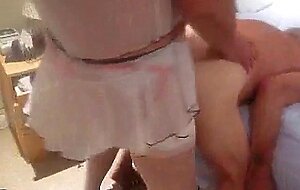 Grandpa Harry, 86, Fucked by a Cross-Dressing Young Man