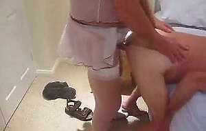 Grandpa Harry, 86, Fucked by a Cross-Dressing Young Man