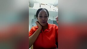 Thot Gets Naked At Work