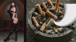 AI Goddess Christina human ashtray affirmation