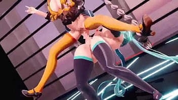 Hatsune Miku fucks a fan!