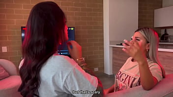 Salome Gil's sleepover gone wrong - step brother-in-law double fucks us