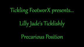 Lilly Jade's Ticklishly Precarious Position