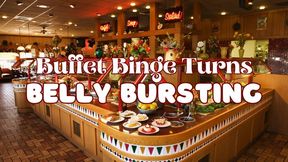 Buffet Binge Turns Belly Expansion & Bursting (AUDIO) - WMV