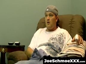 JoeSchmoeXXX.com - Horny gay guy dick spanks fat ass before wanking to cum
