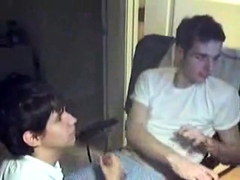 Swallow twink friend's cum
