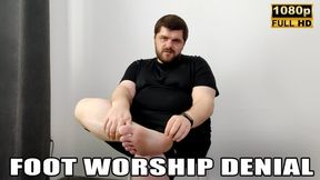 KingMarti: Foot Worship Denial With JOI - Full HD 1080p