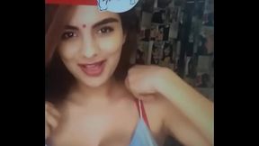 Anveshi jain hot live on her official app