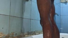 stilesbhalifa1 manscaping and full shaving shower session