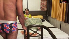 Old Man Enjoying with Desi Bhabhi Full Night Eating Puss