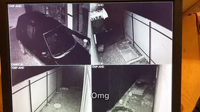 Street Naughty&#x1F608; redhead devoured by security guard's lust