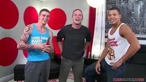 Huge Jock Dick Claims Virgin Ass in Steamy Gay Threesome – 18+