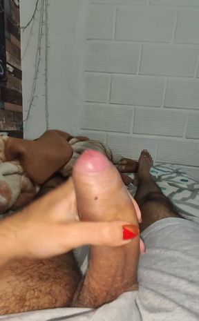 Horny before bed
