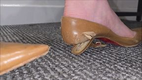 Kat Completely Destroys 2 Pairs of Designer Heels Part 2