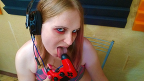 One sensual gamer tgirl