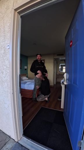 Hotel Invite and Risky Sex on Road Trip   Clip 1