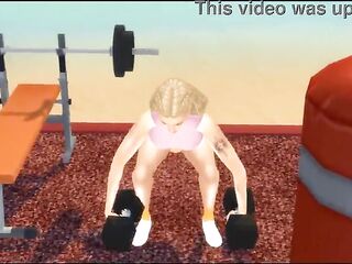 Lightskin black honey gets screwed whilst working out