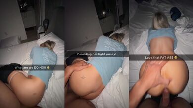 Blonde Stepsister Gushing as Big Dick Deep Fuck Accident