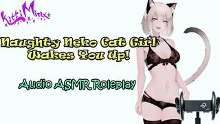 ASMR Ecchi - Sensual Hentai Neko Cat women Wakes you Up Audio