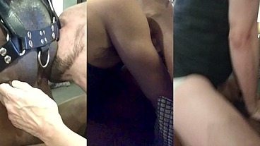 Interracial Anal and Cock Sucking Session