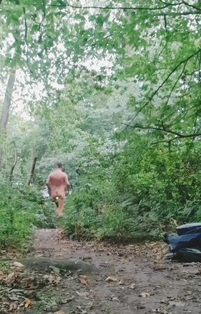 Woodland Buttplug with Masturbation &amp; Cum