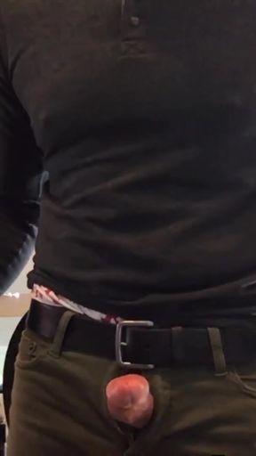 Must-share moment from "Standup masturbation in my dining room, verbal, intense orgasm and cumshot! I demonstrate a new lube!"