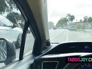 Large booty black teen POV sex