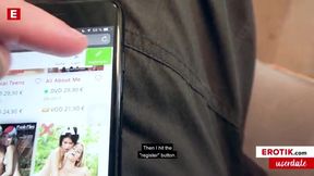 Fan Encounter with a Blonde Beauty in POV Casting Scene