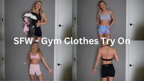 SFW - Gym Clothes Try On