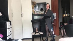 Mistress Vilu Vidish Plays with Her Slave Vilu &amp; Mi Couple