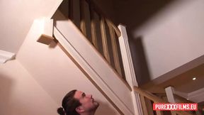 Teen redhead Lola Gatsby fucked by big cock from Luke Hotrod