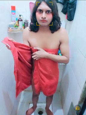 Zoya shezadi in a shower inside playing myself in my toilet