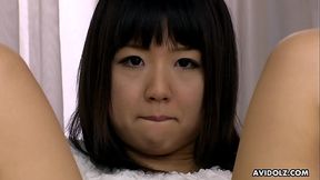 Japanese solo girl Tomomi Nakama masturbating naked uncensored.