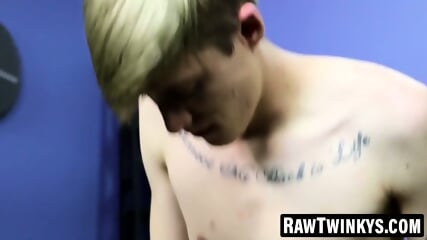 Shy twink ass banged by friend's thick dick