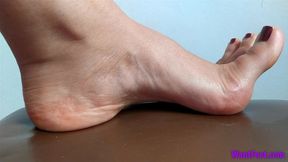 Alluring High Arched Soles - Long Toes - HD MP4