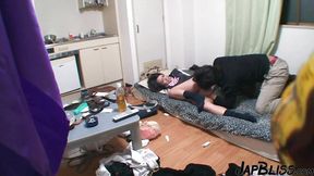 Osaka Sumo Sluts Grappling With The Dick!