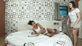 PAWG face sitting domination BY ISABELITA AND NATY CAM BY ALINE FULL HD