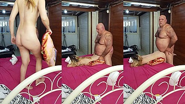 NOVINHA QUANDO SAI DAS FESTA VEM PASSAR A NOITE COM O VELHO GOSTOSO