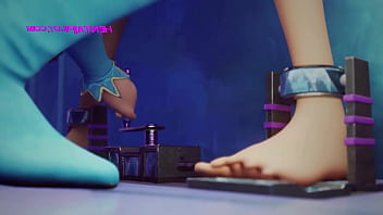 Blonde milf Elsa dominates and humiliates young babe Anna