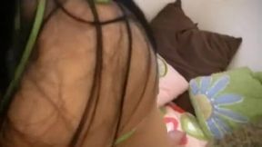 Black Haired Babe in Bikini Playing Wiyh Sybian