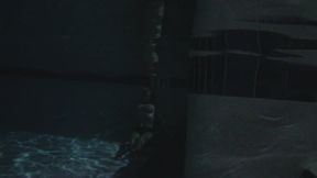 Holding my breath and blowing bubbles underwater tonight