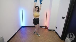 boxing training ana spears vs emma smile female fighting
