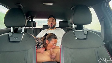 Lea Pam Suck Gael Marques Dick and He Fucks Her in the Car During Car Wash