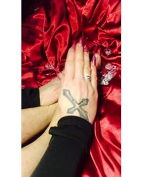 BambiAmbitas sexy feet deserve red satin passion and diamonds