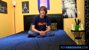20yo twink's nice cock wanking till cum explosion