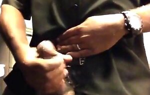 Str8 Coworker Cubicle Jerk Off & Cum